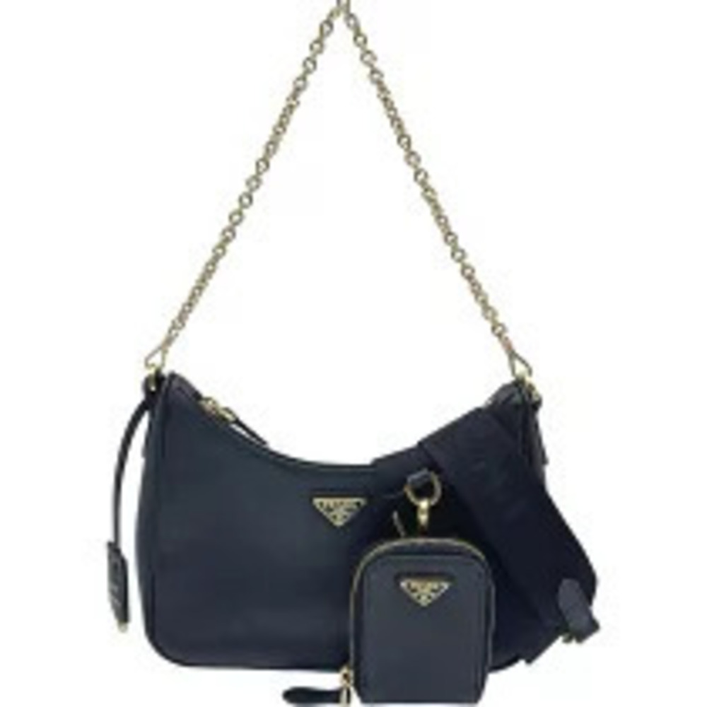Prada Re Edition Bag Black Saffiano Leather Shoulder